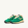REELWIND SUPER VINTAGE SNEAKER AUS GRÜNEM NYLON UND WILDLEDER