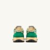 REELWIND SUPER VINTAGE SNEAKER AUS GRÜNEM NYLON UND WILDLEDER