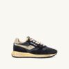 REELWIND SUPER VINTAGE SNEAKER AUS SCHWARZEM NYLON UND WILDLEDER