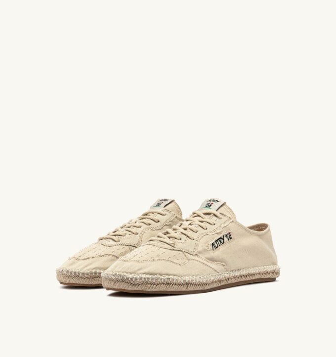 SANDY ESPADRILLES AUS ELFENBEINHALTERISCHEM LEINWAND SANDY ESPADRILLES AUS ELFENBEINHALTERISCHEM LEINWAND