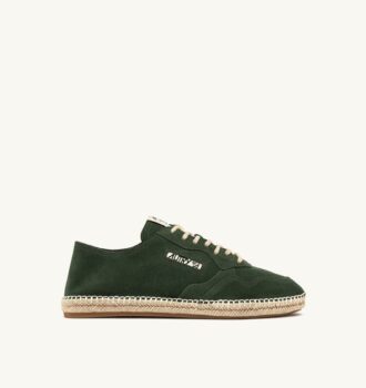 Sandy Espadrilles aus Moos-Wildleder