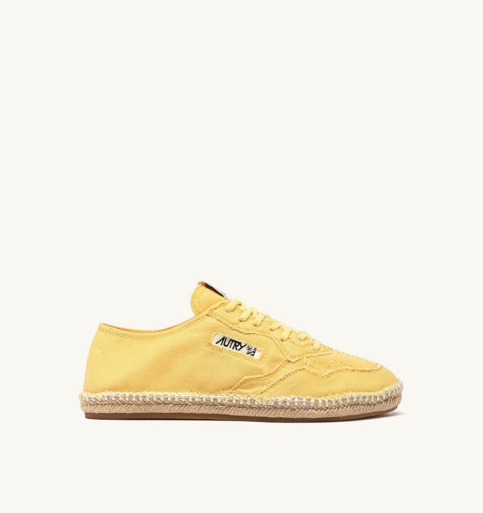 SANDY ESPADRILLES AUS PASTELGELBEM LEINWAND SANDY ESPADRILLES AUS PASTELGELBEM LEINWAND
