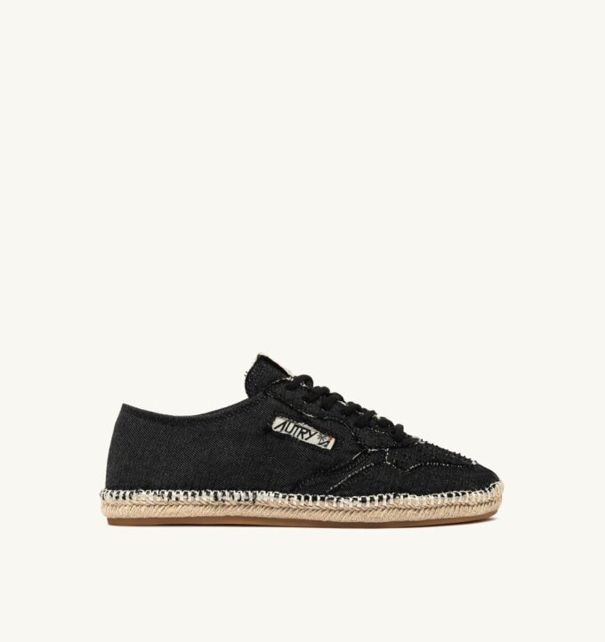 SANDY ESPADRILLES AUS SCHWARZEM LEINWAND SANDY ESPADRILLES AUS SCHWARZEM LEINWAND