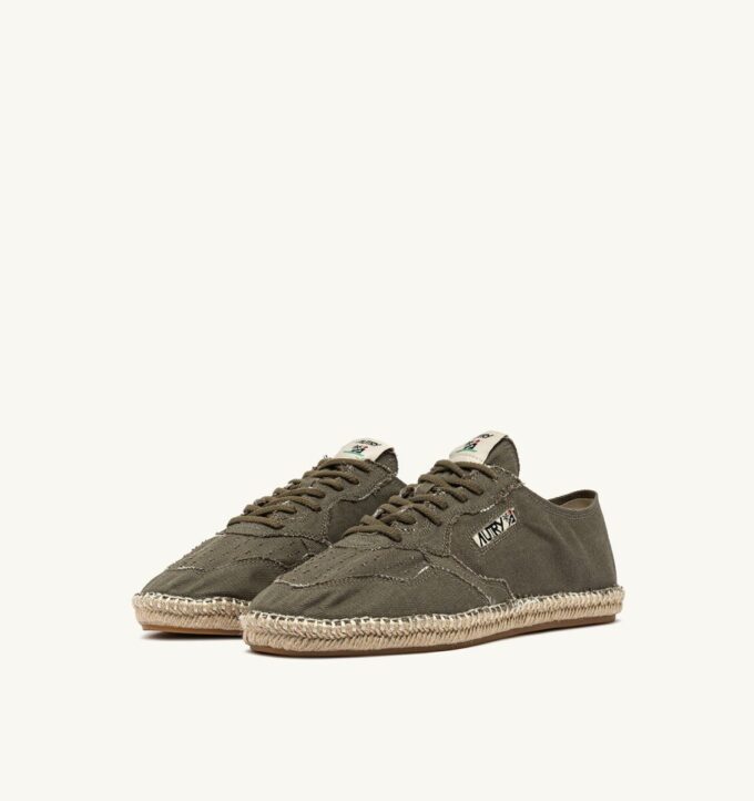 SANDY ESPADRILLES IN MILITÄR-CANVAS