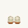 Sneaker Windspin aus butterweißem Wildleder