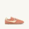 Sneaker Windspin aus Wildleder und Leder in den Farben Damaskus und Rübenholz