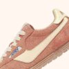 Sneaker Windspin aus Wildleder und Leder in den Farben Damaskus und Rübenholz