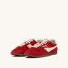 Sneaker Windspin aus Wildleder und Leder in den Farben Rubin und Rübe Sneaker Windspin aus Wildleder und Leder in den Farben Rubin und Rübe