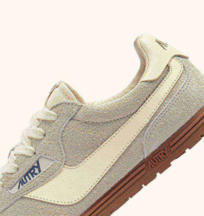 SNEAKER WINDSPIN IN WIFE UND LEDER, FARBE WIFE UND RUTABAGA