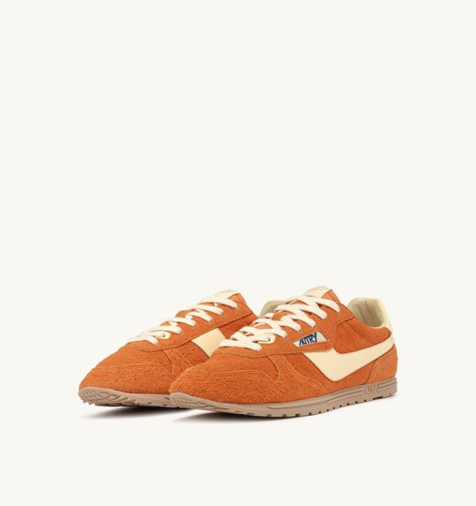 SNEAKER WINDSPIN IN WILDLEDER UND LEDER FARBE FANTA UND SNEAKER WINDSPIN IN WILDLEDER UND LEDER FARBE FANTA UND