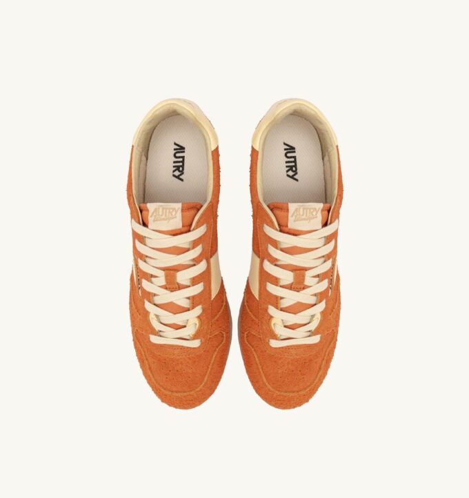SNEAKER WINDSPIN IN WILDLEDER UND LEDER FARBE FANTA UND SNEAKER WINDSPIN IN WILDLEDER UND LEDER FARBE FANTA UND
