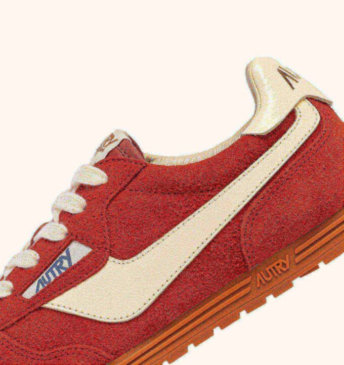 Sneaker Windspin in Wildleder und Leder, Farbe Papagei und Rübe Sneaker Windspin in Wildleder und Leder, Farbe Papagei und Rübe
