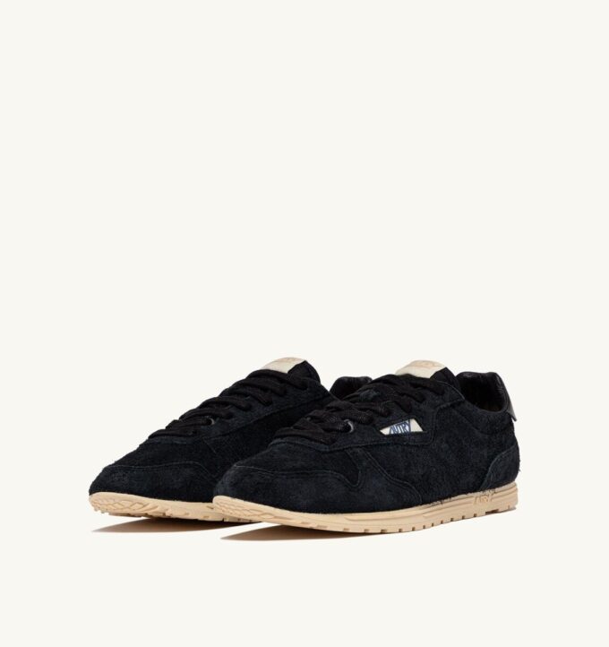 SNEAKERS WINDSPIN AUS SCHWARZEM WILDLEDER
