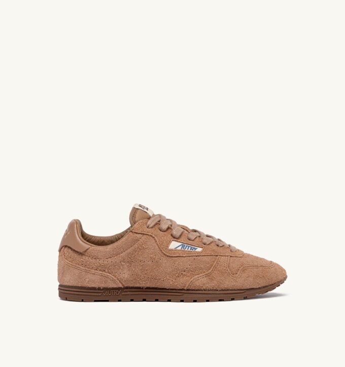 SNEAKERS WINDSPIN AUS SIENA-WILDLEDER