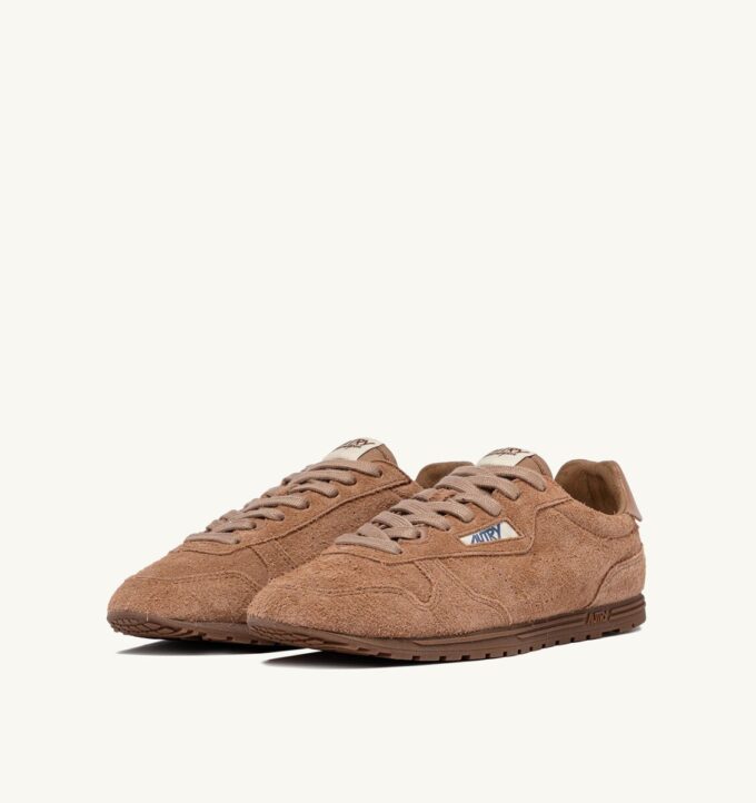 SNEAKERS WINDSPIN AUS SIENA-WILDLEDER