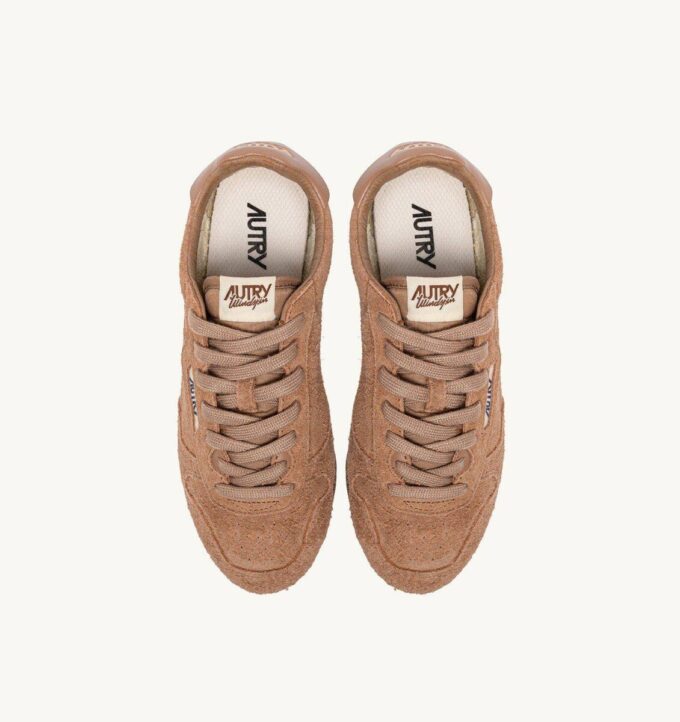 SNEAKERS WINDSPIN AUS SIENA-WILDLEDER