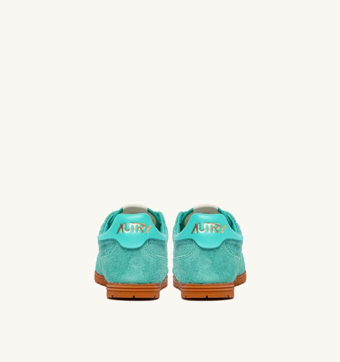 SNEAKERS WINDSPIN AUS TÜRKIS WILDLEDER