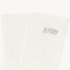 Socken aus Baumwollfrottee mit Lurex-Logo