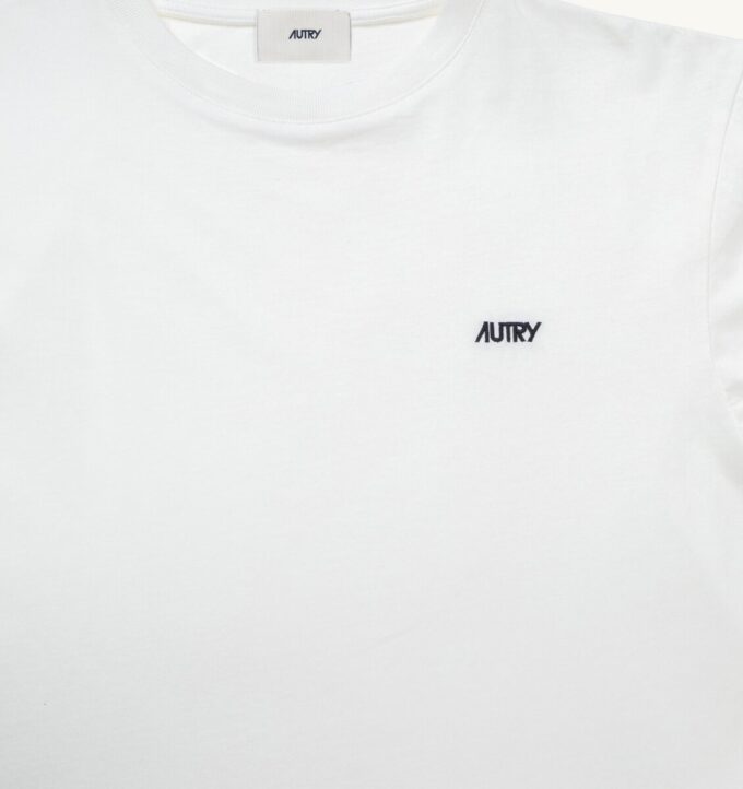 T-Shirt mit gesticktem Autry-Logo für Damen T-Shirt mit gesticktem Autry-Logo für Damen