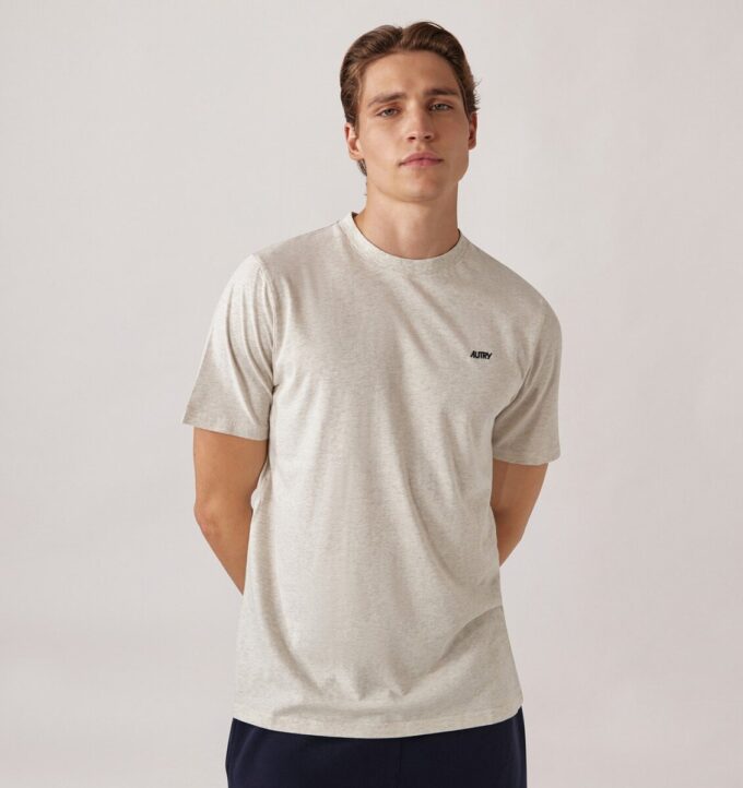 T-Shirt mit gesticktem Autry-Logo für Herren T-Shirt mit gesticktem Autry-Logo für Herren