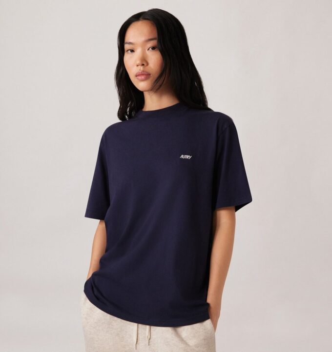 T-Shirt mit gesticktem Logo für Damen T-Shirt mit gesticktem Logo für Damen
