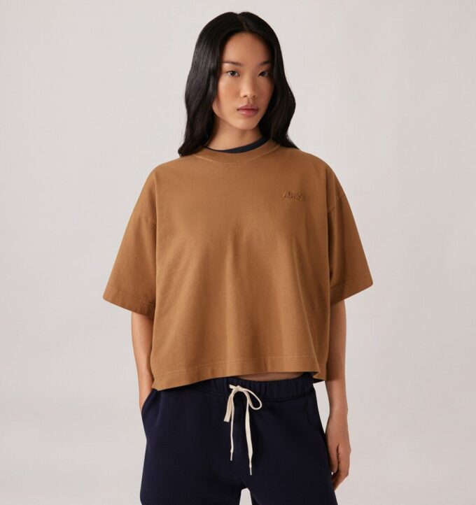 TONAL LOGO BOXY TEE DAMEN TONAL LOGO BOXY TEE DAMEN