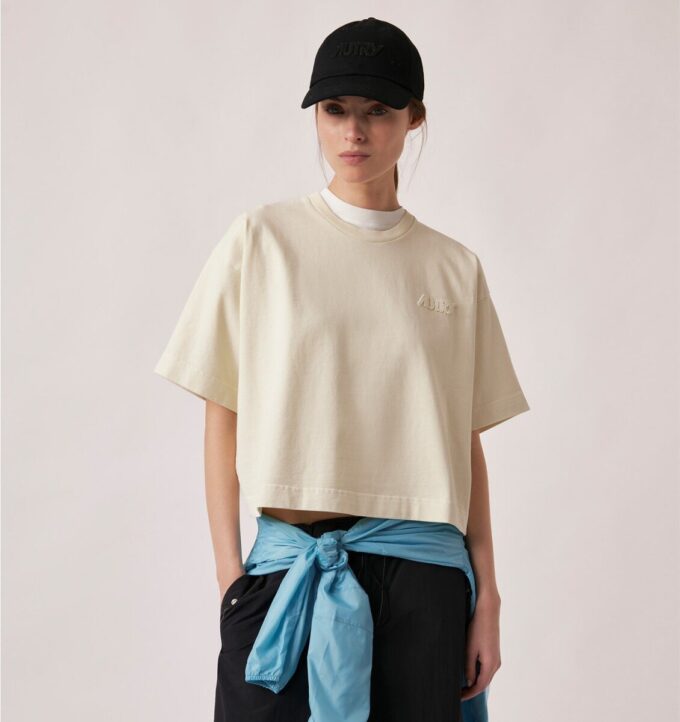 TONAL LOGO BOXY TEE DAMEN TONAL LOGO BOXY TEE DAMEN