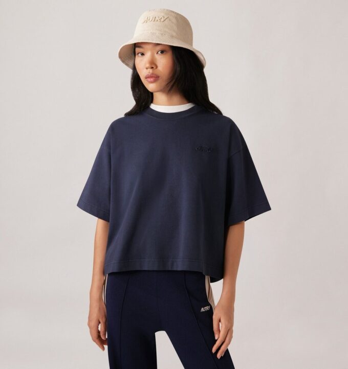 TONAL LOGO BOXY TEE DAMEN TONAL LOGO BOXY TEE DAMEN