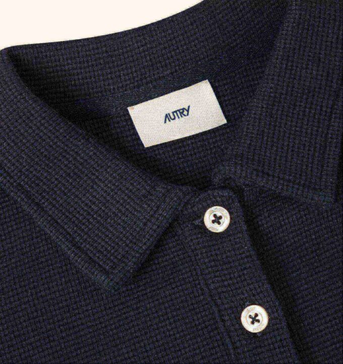 TONAL LOGO WAFFE POLO MAN