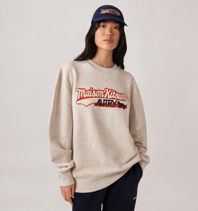 UNISEX AUTRY LOGO ‚MAISON KITSUNÉ‘ SWEATSHIRT UNISEX AUTRY LOGO ‚MAISON KITSUNÉ‘ SWEATSHIRT