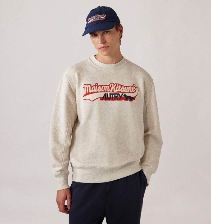 UNISEX AUTRY LOGO ‚MAISON KITSUNÉ‘ SWEATSHIRT UNISEX AUTRY LOGO ‚MAISON KITSUNÉ‘ SWEATSHIRT