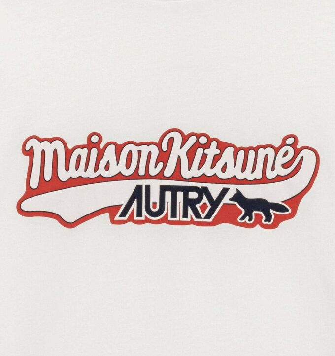 UNISEX AUTRY LOGO ‚MAISON KITSUNÉ‘ T-SHIRT UNISEX AUTRY LOGO ‚MAISON KITSUNÉ‘ T-SHIRT