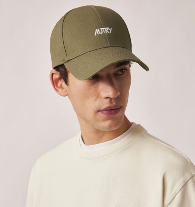 Unisex-Baseballkappe mit gesticktem Kontrastlogo