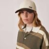 Unisex-Baseballkappe mit gesticktem Logo, zweifarbig