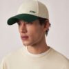 Unisex-Baseballkappe mit gesticktem Logo, zweifarbig