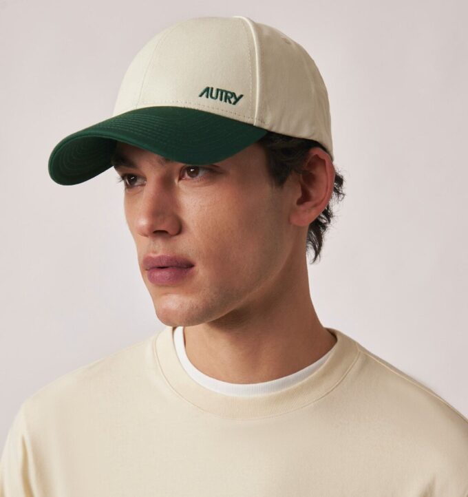 Unisex-Baseballkappe mit gesticktem Logo, zweifarbig