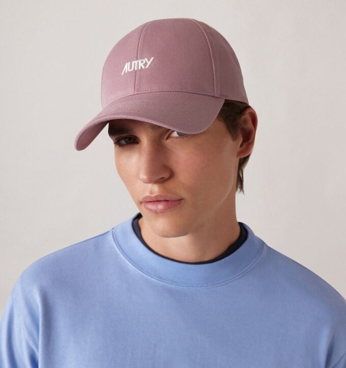 Unisex-Baseballkappe mit kontrastierendem, gesticktem Logo