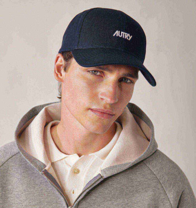 Unisex-Baseballkappe mit kontrastierendem, gesticktem Logo