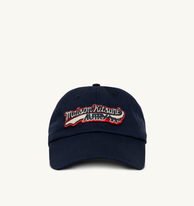Unisex-Baseballkappe von Autry mit dem Logo „Maison Kitsuné“.