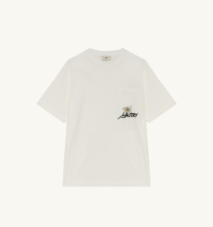 UNISEX EDELWEISS T-SHIRT MIT TASCHE UND GRAFIK