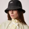 Unisex-Eimer aus Nylon mit gesticktem Logo