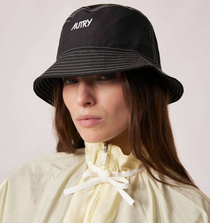 Unisex-Eimer aus Nylon mit gesticktem Logo