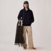 Unisex-Karodecke mit Maxi-Logo