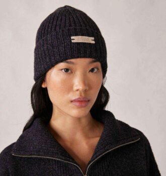 Unisex-Mütze mit Logo-Aufnäher