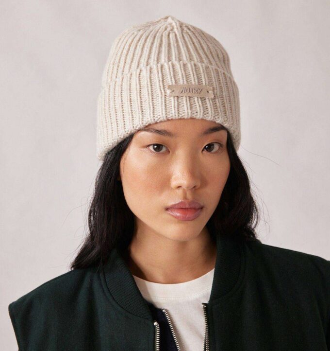 Unisex-Mütze mit Logo-Aufnäher