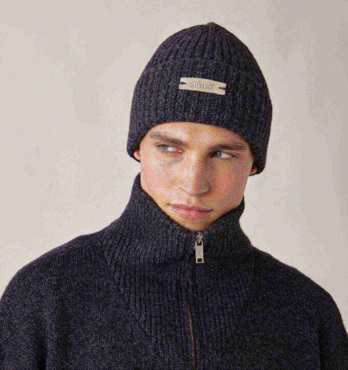 Unisex-Mütze mit Logo-Aufnäher