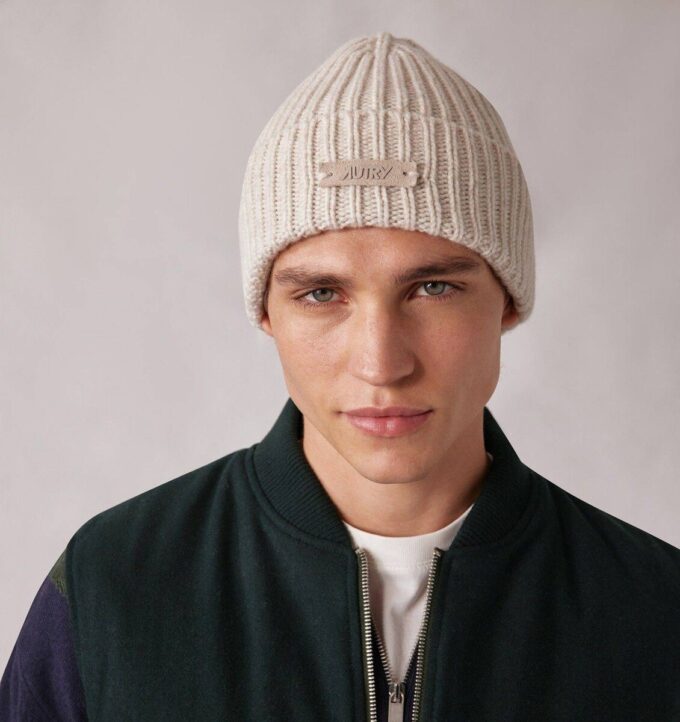 Unisex-Mütze mit Logo-Aufnäher