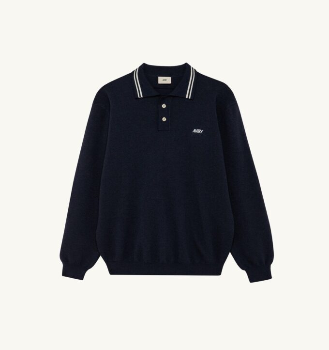 UNISEX-POLO AUS STRICKWOLLE UNISEX-POLO AUS STRICKWOLLE