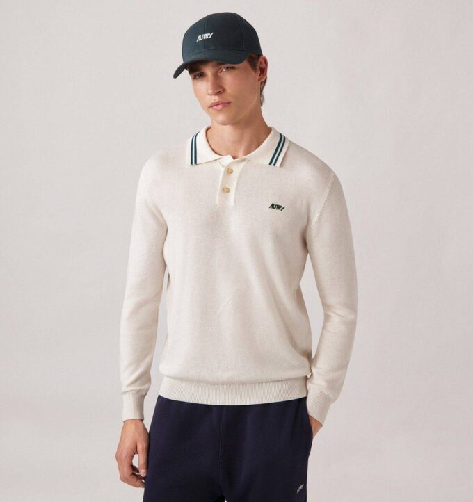 UNISEX-POLO AUS STRICKWOLLE UNISEX-POLO AUS STRICKWOLLE