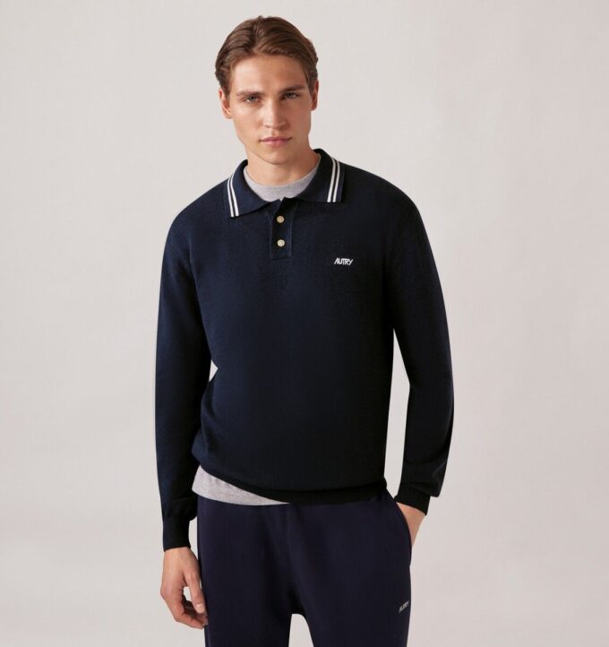 UNISEX-POLO AUS STRICKWOLLE UNISEX-POLO AUS STRICKWOLLE